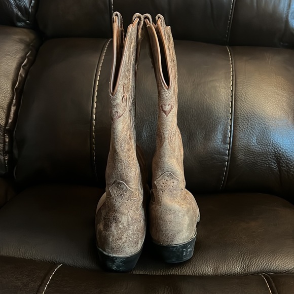 Justin McKayla Leather Boots - Picture 3 of 5